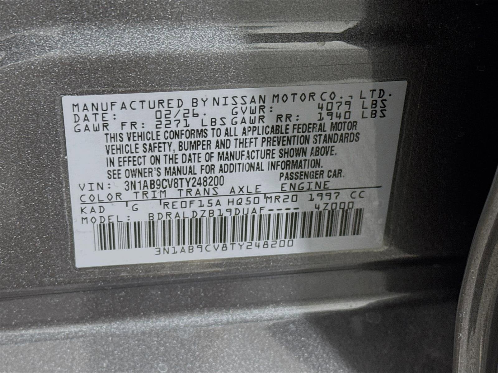 2026 Nissan Sentra SV