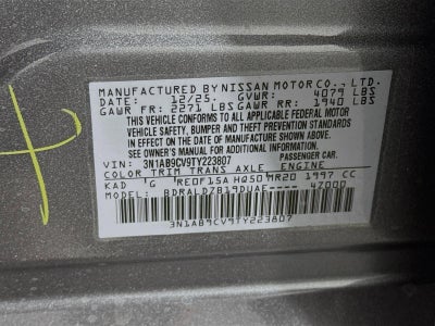 2026 Nissan Sentra SV