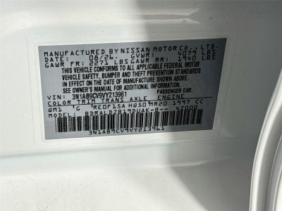 2027 Nissan Sentra SV