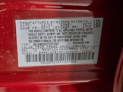 2026 Nissan Sentra SV