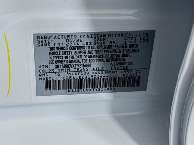 2026 Nissan Sentra SV