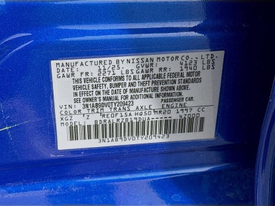 2026 Nissan Sentra SR