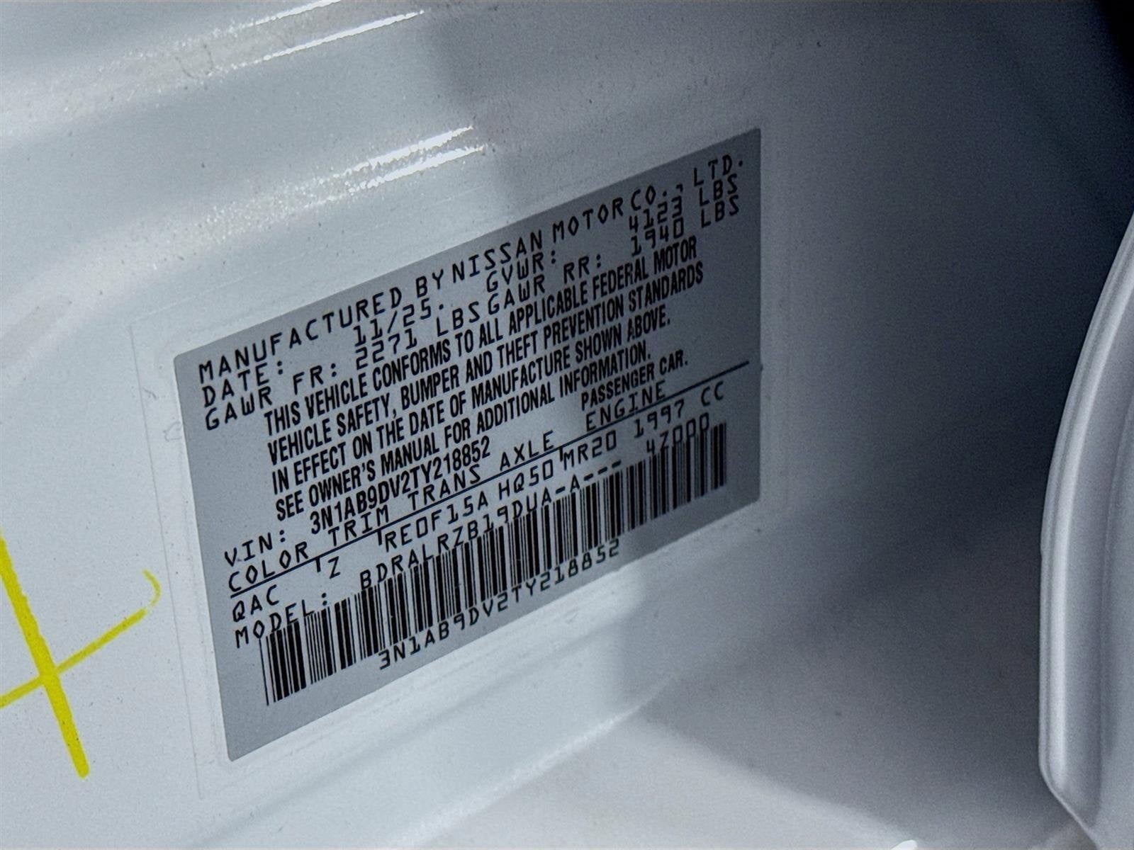 2026 Nissan Sentra SR