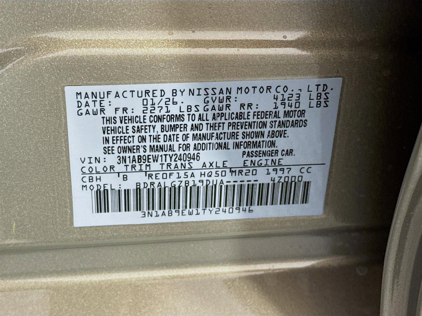 2026 Nissan Sentra SL