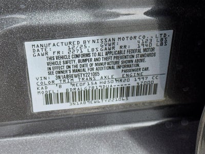 2026 Nissan Sentra SL