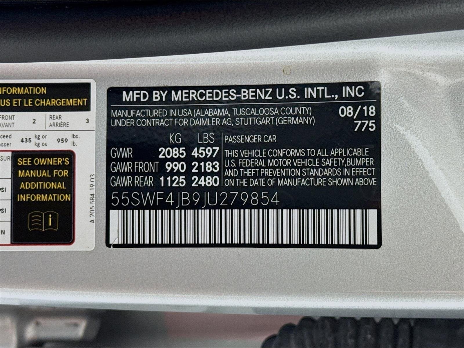 2018 Mercedes-Benz C-Class C 300