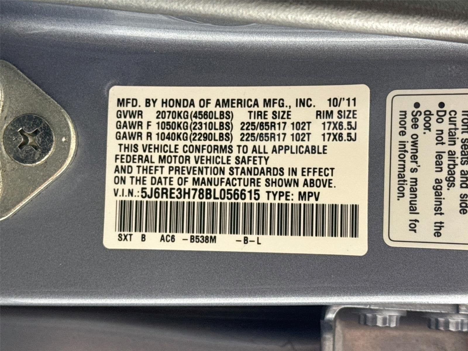 2011 Honda CR-V EX-L