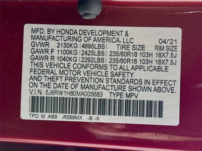 2021 Honda CR-V EX-L