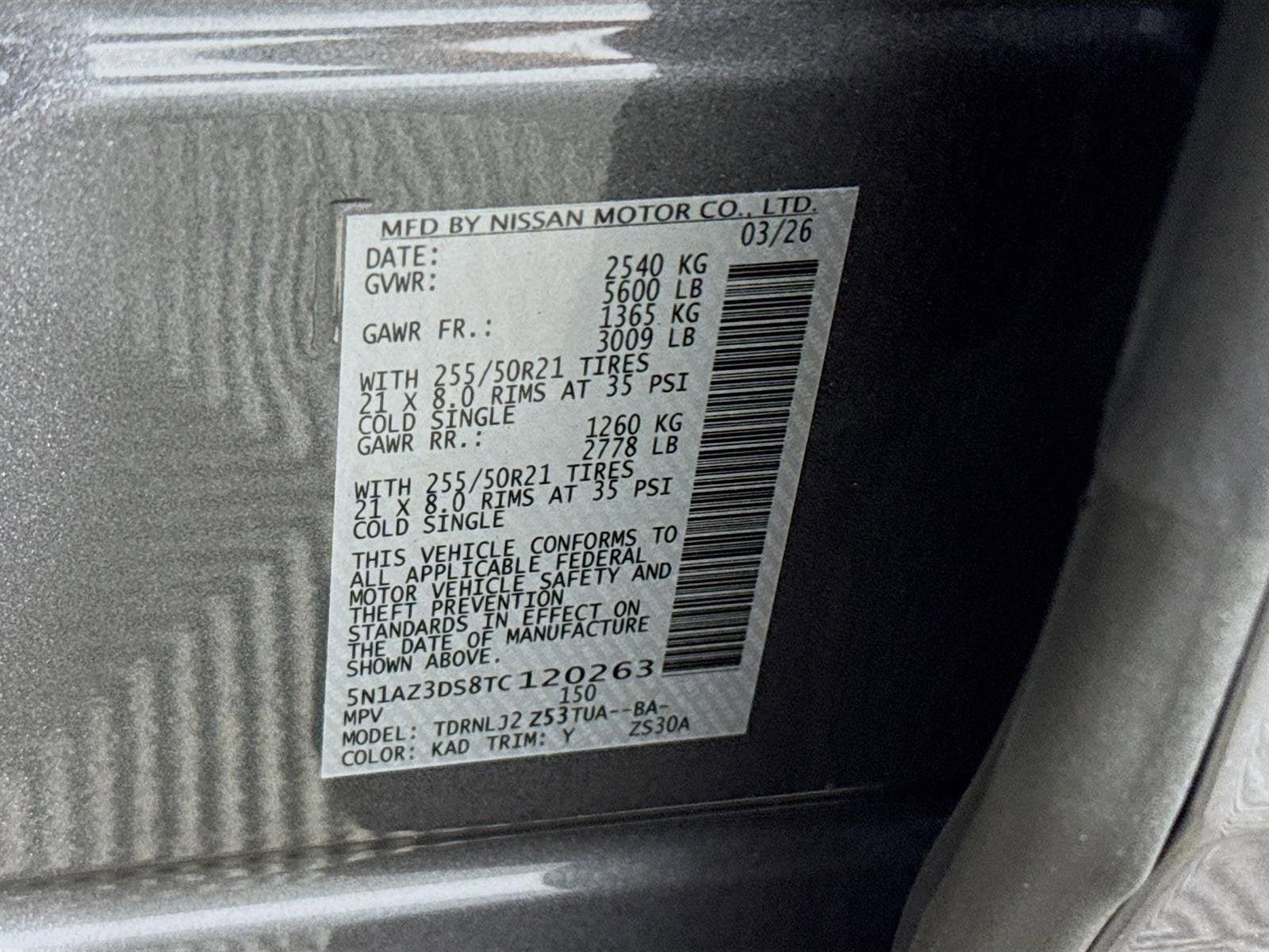 2026 Nissan Murano Platinum