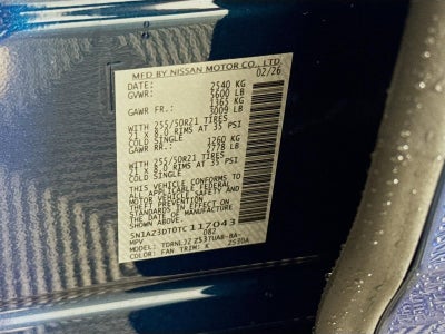 2026 Nissan Murano Platinum