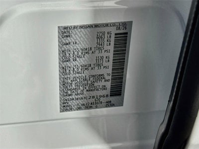 2026 Nissan Pathfinder SV