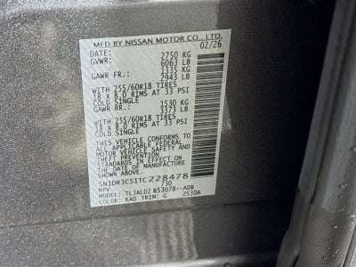 2026 Nissan Pathfinder SL