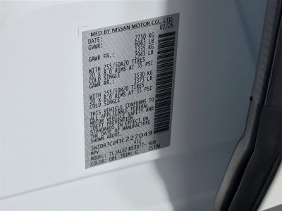 2026 Nissan Pathfinder SL