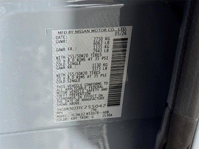 2026 Nissan Pathfinder Platinum