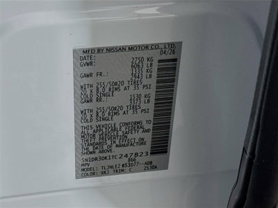 2026 Nissan Pathfinder Platinum