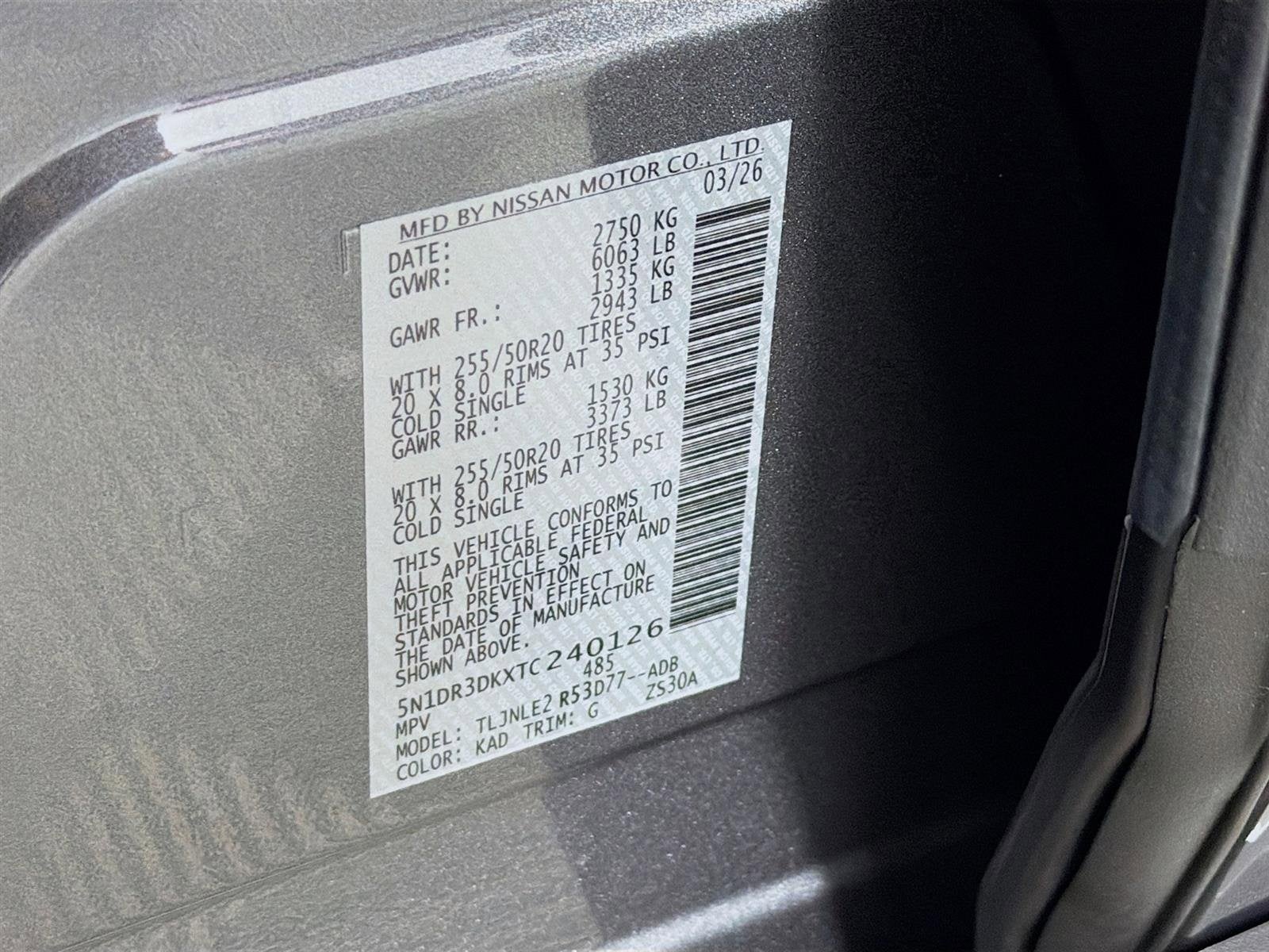 2026 Nissan Pathfinder Platinum