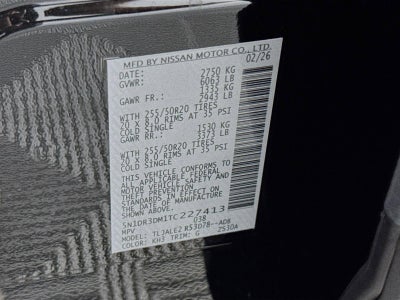 2026 Nissan Pathfinder Platinum