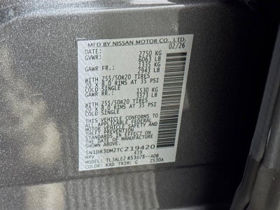 2026 Nissan Pathfinder Platinum