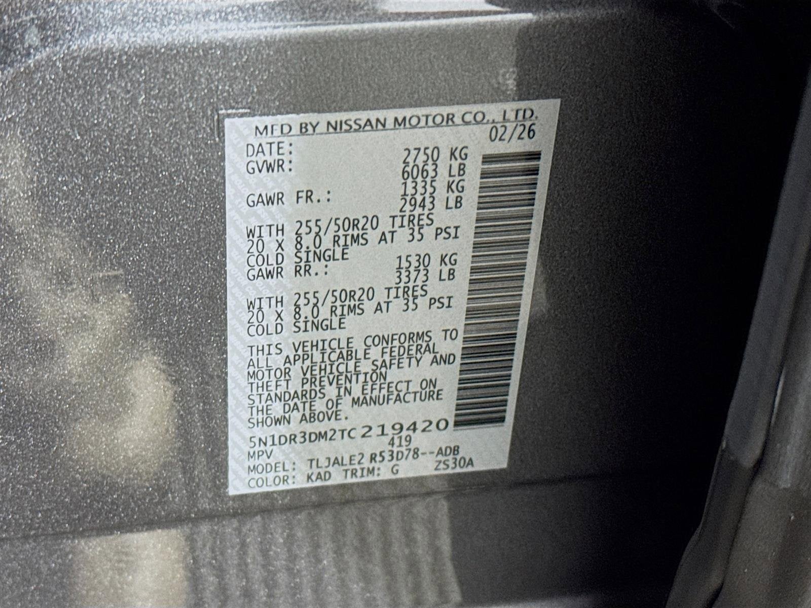 2026 Nissan Pathfinder Platinum