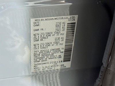 2026 Nissan Pathfinder Platinum