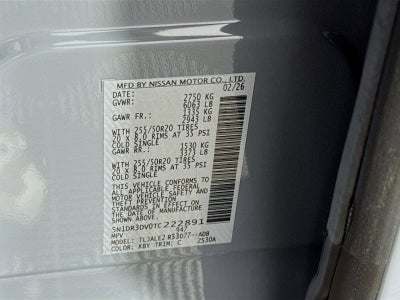 2026 Nissan Pathfinder Platinum