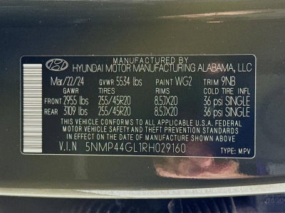 2024 Hyundai Santa Fe Limited