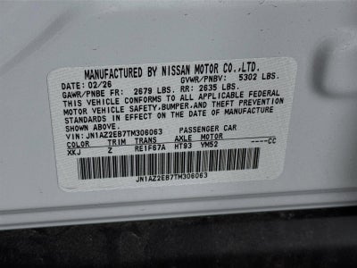 2026 Nissan LEAF PLATINUM+