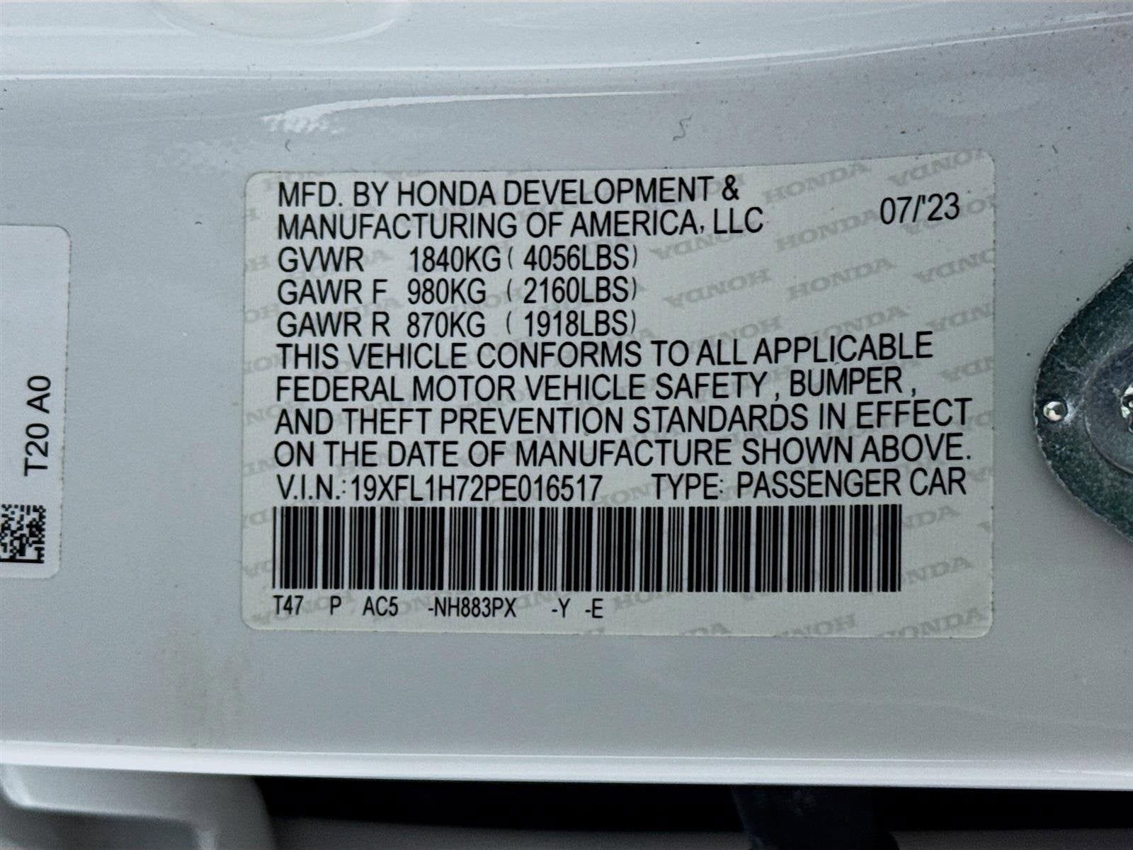 2023 Honda Civic Hatchback EX-L