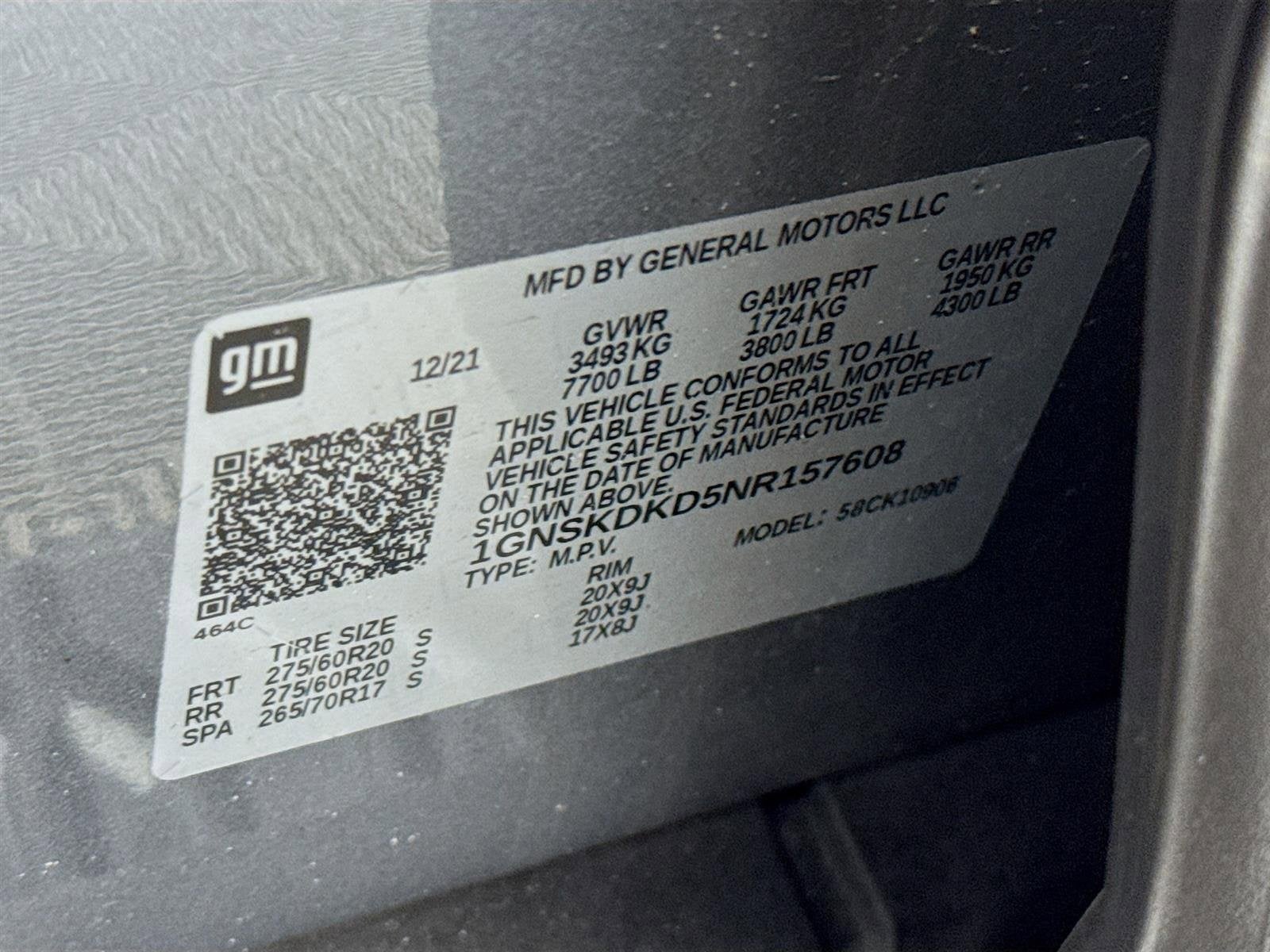 2022 Chevrolet Suburban Z71