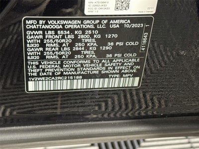 2024 Volkswagen Atlas Cross Sport 2.0T SE w/Technology