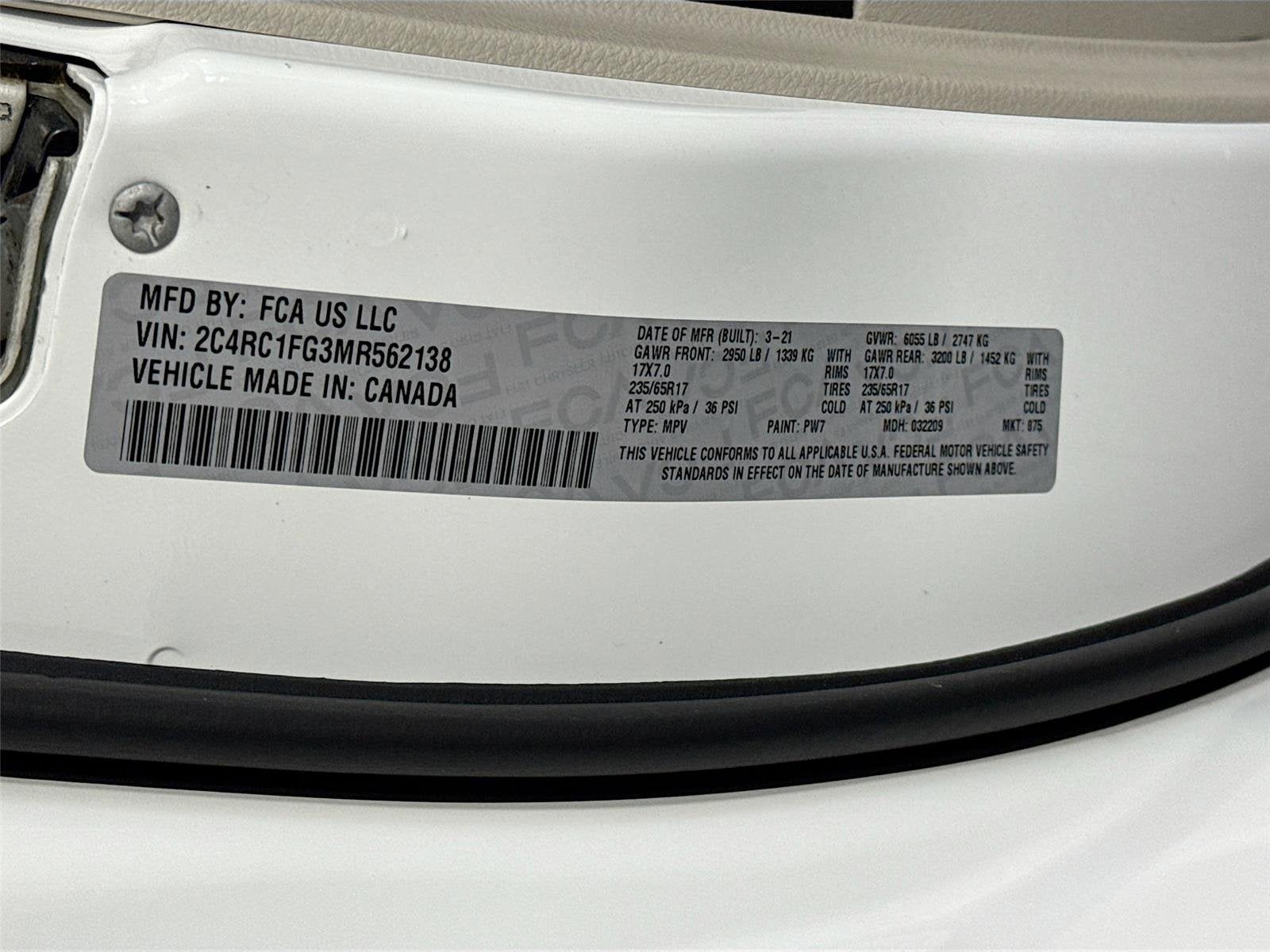 2021 Chrysler Pacifica Touring