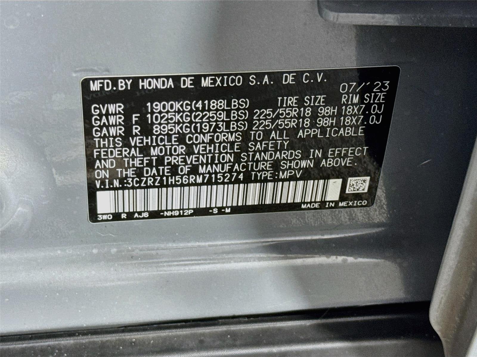 2024 Honda HR-V Sport