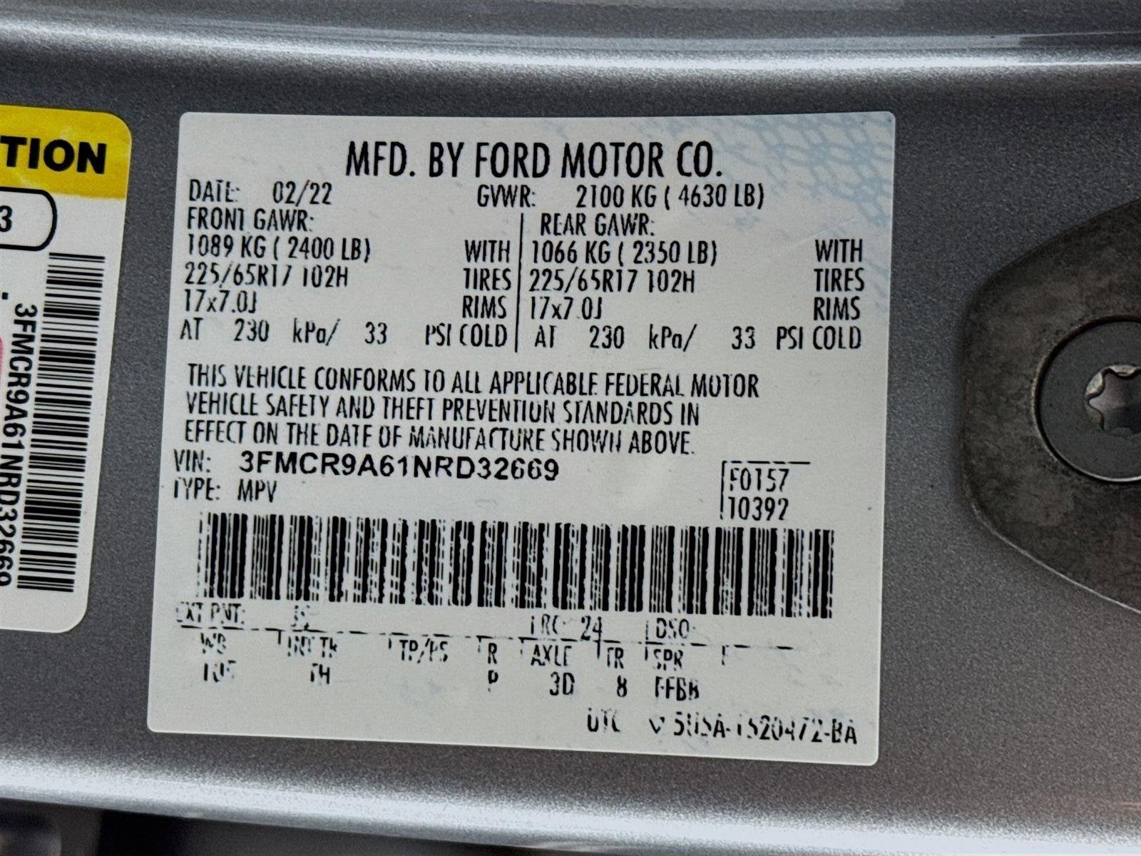 2022 Ford Bronco Sport Base