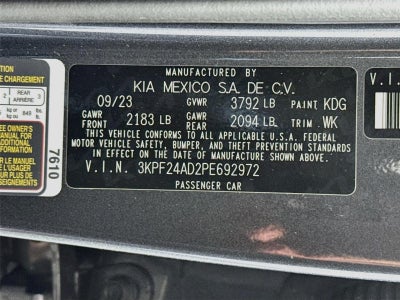 2023 Kia Forte LXS