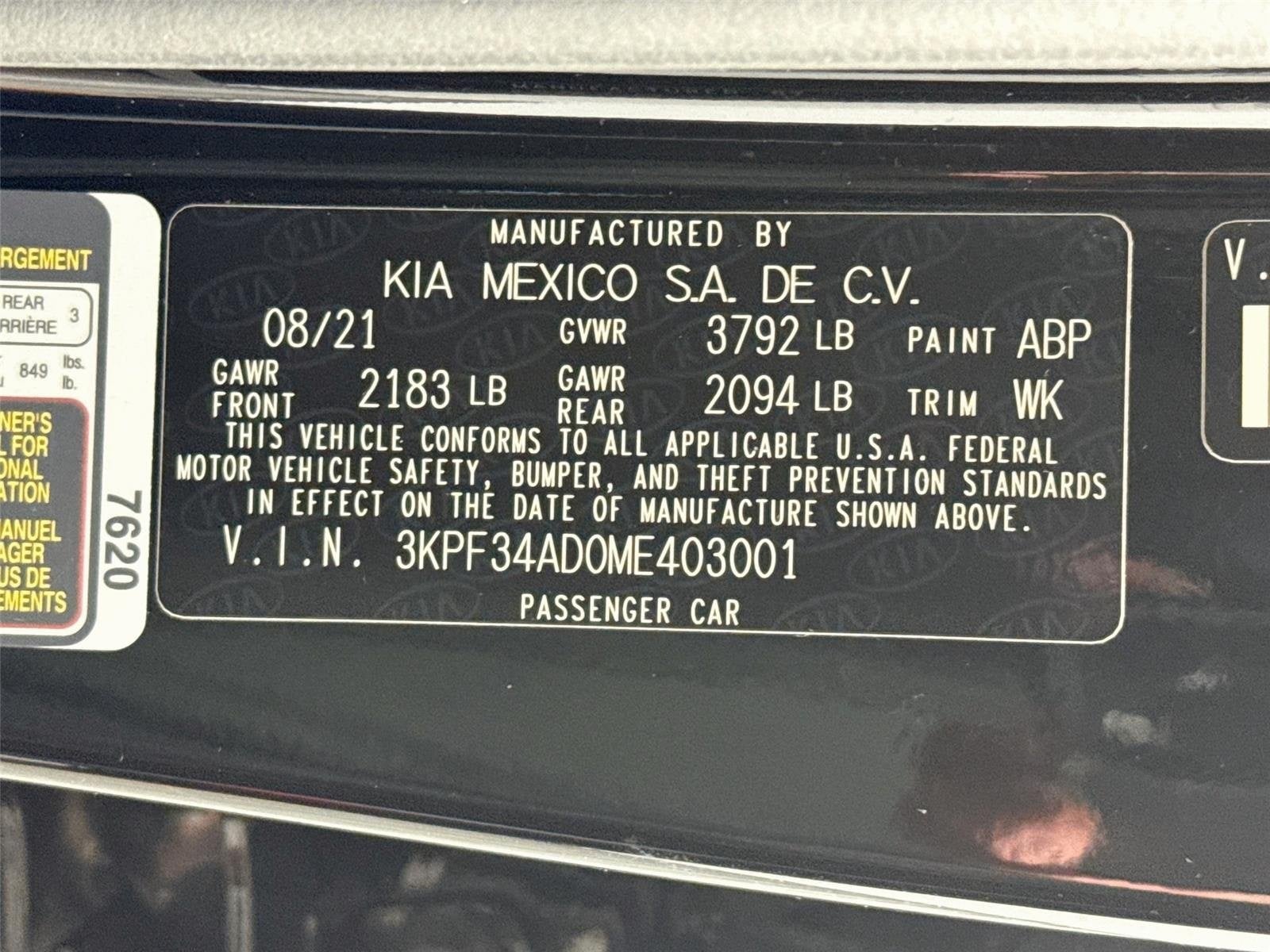 2021 Kia FORTE GT-Line