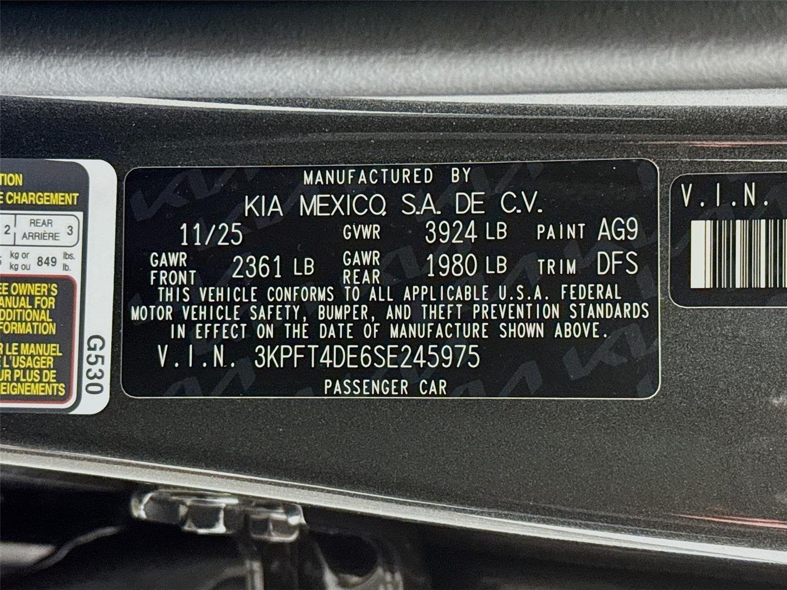 2025 Kia K4 LX