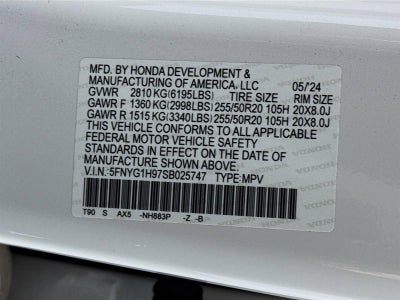 2025 Honda Pilot Black Edition