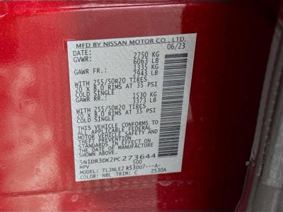 2023 Nissan Pathfinder Platinum