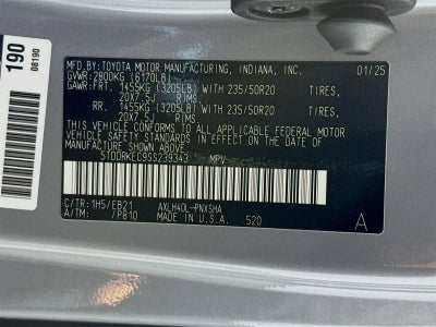 2025 Toyota Sienna XSE