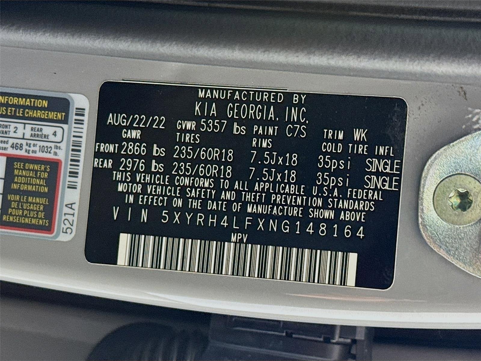 2022 Kia Sorento EX
