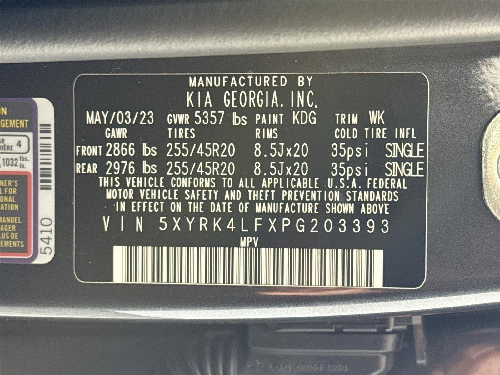 2023 Kia Sorento SX