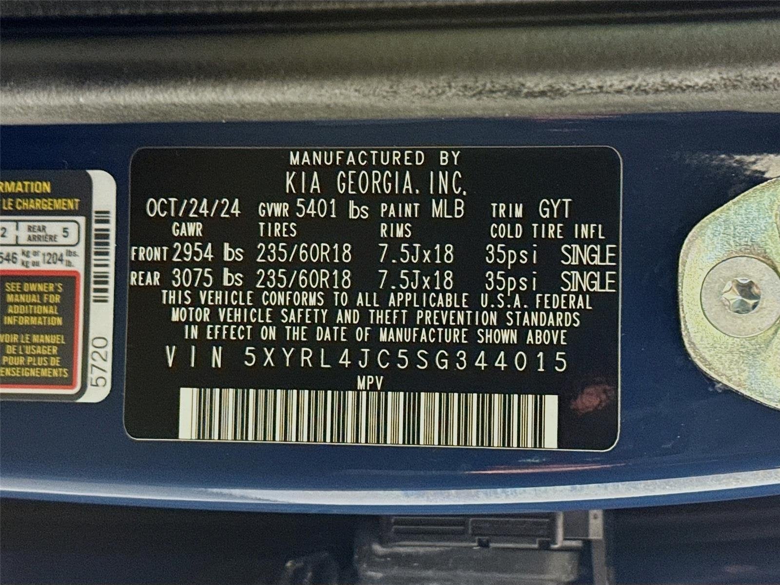 2025 Kia Sorento S