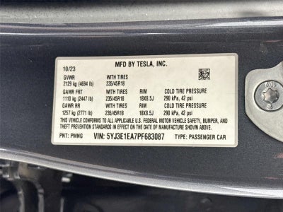 2023 Tesla Model 3 Base