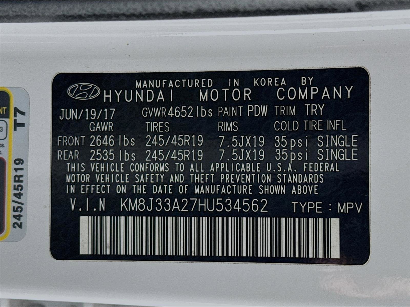 2017 Hyundai Tucson Night