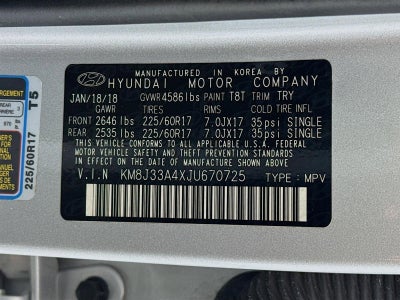 2018 Hyundai Tucson SEL Plus