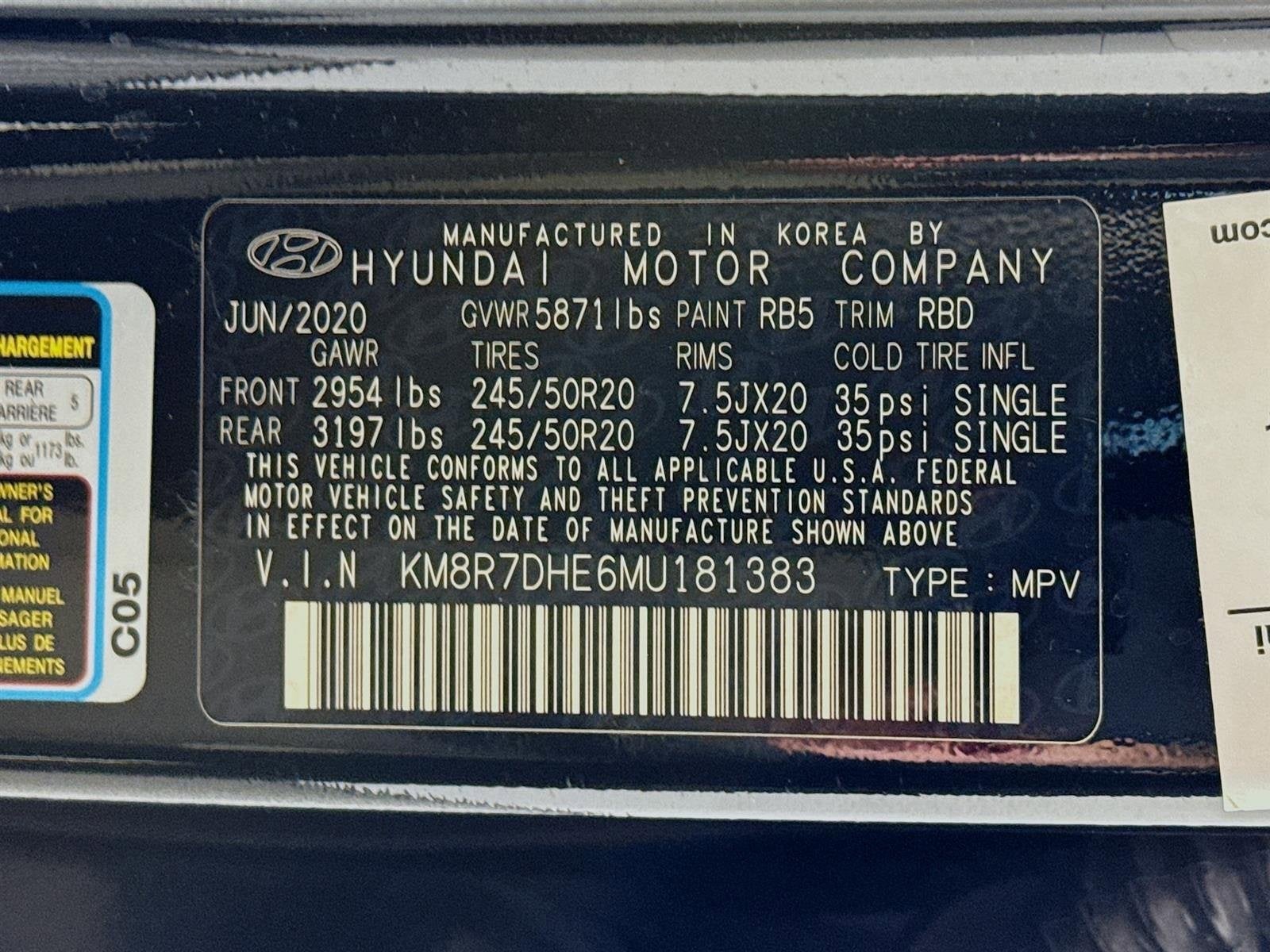 2021 Hyundai Palisade Calligraphy