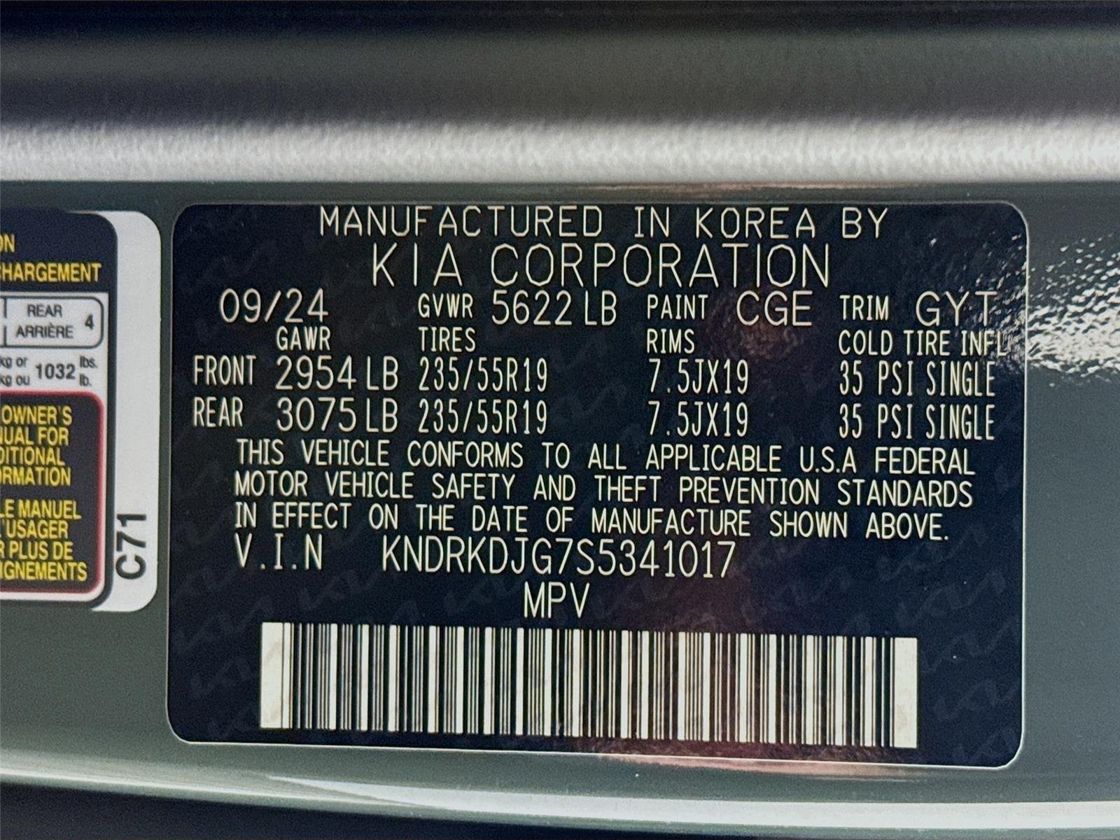 2025 Kia Sorento Hybrid SX Prestige
