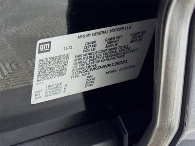 2022 Chevrolet Tahoe LT