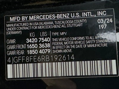 2024 Mercedes-Benz GLS GLS 580