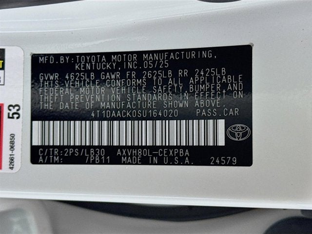 2025 Toyota Camry XSE